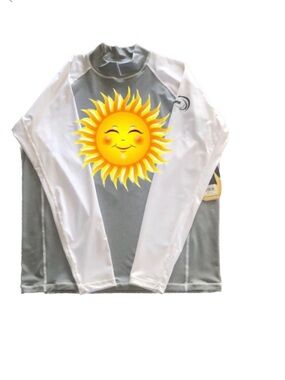 Sun‎ Protection Zone Long Sleeve Rash Guard Long Sleeves Swim Shirt  XL
